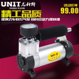 UNIT尤利特汽车载充气泵12v小型汽车轮胎随车打气泵YD-3035便携式