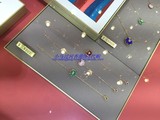 香港专柜代购Cartier/卡地亚18K黄金青金石镶钻项链 B7224521