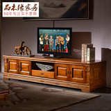 中式简约 全香樟木电视柜 全实木影视柜 客厅柜 整装樟木地柜包邮
