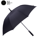 蓝雨伞 长柄伞男士自动超大号雨伞创意户外广告伞黑色个性伞韩国