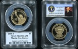 2008年 美国总统1美元 精制 纪念币 PCGS评级币 马丁·范布伦