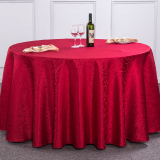 酒店桌布饭店餐厅圆桌台布方形圆形餐桌布台布布艺台裙家用  桌布