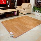 惠当家碳晶电热地毯 便携移动式地暖垫 加热脚垫 浅色地板纹