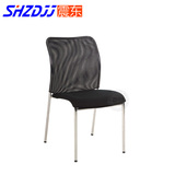 SHZDjj 办公椅 透气网布电脑椅 职员椅 钢管有靠背会议椅 培训椅