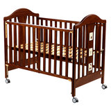 正品好孩子婴儿床游戏床实木床安全环保漆三档可调儿童宝宝床东台