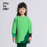 jnby by JNBY江南布衣童装女童  拼色长款套头卫衣1F923007
