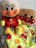 日本anpanman 面包超人 细菌小子 玩偶抱枕毯 手捂 公仔 空调毯