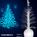 七彩LED圣诞树星星雪花装饰小夜灯 发光玩具 浪漫装饰礼品/可粘贴