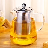 玻璃茶壶耐高温不锈钢大号过滤家用耐热红茶茶具套装功夫小泡茶器