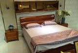 榆木纯实木床头柜 榆木床头柜 老榆木床头柜 新中式实木床头柜