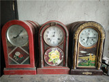 老物件解放民国老座钟老台钟做橱窗摆设老上海怀旧装饰.道具.收藏