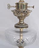 代购 古董台灯灯罩复古华丽的铸铜切割玻璃Torchiere台灯