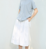 blue&brown/16夏 韩国品牌SCULPTOR 七分裤 简约 阔腿裤