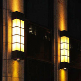 户外仿云石壁灯现代简约创意灯具室外防水云石灯墙灯酒店酒吧灯饰