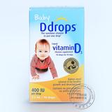 加拿大Ddrops 婴儿童进口维生素滴剂 D3 baby d drops VD宝宝补钙
