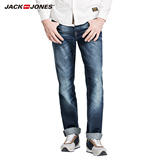 |JackJones杰克琼斯纯棉合体直筒牛仔裤E|214332051
