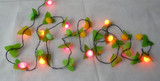 圣诞水果彩灯 28头 圣诞树装饰灯 串灯 小树装扮带控制器