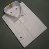 品牌剪标男装折扣专柜新款长袖衬衫男式工装绅士白衬衣HNHD3C066