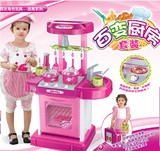 芭比娃娃套装大礼盒 甜甜屋 儿童过家家仿真厨房玩具 女孩生日