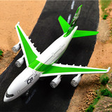 A380空中巴士空军一号波音777客机合金飞机模型回力声光男孩玩具