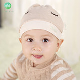 初生儿婴儿彩棉帽子秋冬季0-1岁男女宝宝帽子纯棉新生儿胎帽