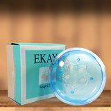 EKAY橄榄皂盒盘托带盖美容洁面工具圆型女脸部化妆洗脸浴室 包邮