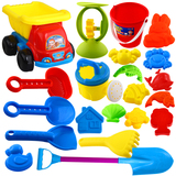 儿童沙滩玩具套装 大号宝宝玩沙子挖沙漏铲子工具 决明子婴儿玩具