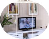 钢化玻璃烤漆电视柜现代简约冰花电视柜茶几组合大小户型影视柜