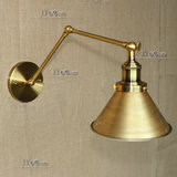 美式古典同健壁灯 金古铜工业个时尚灯 可调节变形床头过道LED灯