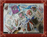 ｛木子童话｝前苏联外国盖销邮票100种不同