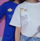 2016夏季新款短袖女衣上韩版学生纯色情侣闺蜜装t恤女装打底衫潮
