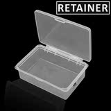 RETAINER加厚透明空盒子 U盘盒 SD卡盒芯片盒 零件盒 珠子首饰盒