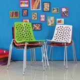 特价简约餐椅创意塑料椅子家用靠背椅洽谈咖啡椅休闲椅设计师椅子