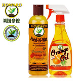 美国进口豪德实木复合地板精油蜡保养护理 红木家具清洁木蜡橙油