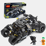 得高7105蝙蝠侠战车超级英雄 男孩儿童益智拼装积木动手组装玩具
