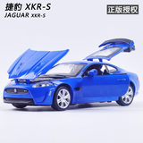 捷豹XKR-S合金声光回力车模 彩珀跑车1:32儿童小汽车玩具车模