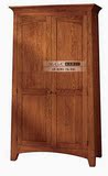 新品超值正品上海梦工厂定制榆木美式实木衣柜定做CP-MJMX-YG-P01