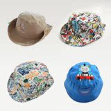 外贸原单儿童帽子1-2-3-4-5-6岁男童渔夫帽宝宝盆帽遮阳帽春秋帽