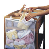 床头挂袋 婴儿床换衣袋 宝宝换衣服收纳挂袋 脏衣服收纳袋 尿布袋