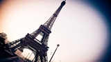 法国埃菲尔铁塔 怀旧复古 世界著名风景海报装饰画可来图定 66B