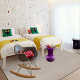 山花地毯欧式现代客厅纯色地毯卧室茶几满铺床边书房毯走廊定制毯