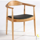 美式实木老板椅电脑椅创意靠背扶手餐椅设计师椅会议椅会客椅