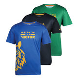 新款正品胜利VICTOR威克多马来西亚队训练羽毛球服S-5026运动T恤