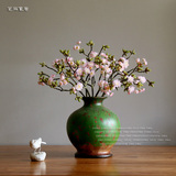 乡村风格陶瓷花瓶 复古怀旧花器 样板间软饰品 陶瓷 工艺品