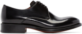 美国代购16秋冬Acne Studios Derbys 黑色简约皮底系带皮鞋