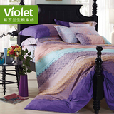 紫罗兰家纺四件套 全棉斜纹床品套件 春夏款 1.5m1.8m床 正品特价
