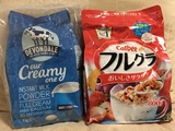 澳洲德运奶粉120 日本卡乐比水果谷物麦片78包邮