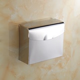 不锈钢纸巾盒 手纸盒 纸巾架 长方形卫生间防水纸巾盒2113