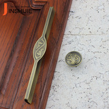 青古铜中式橱柜拉手现代简约衣柜柜门把手欧美式抽屉酒柜仿古单孔