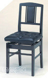 ITOMASA 日本正品DEX 黑色 皮革 升降 靠背 钢琴凳 实木椅子
